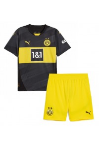 Borussia Dortmund Babytruitje Uit tenue Kind 2024-25 Korte Mouw (+ Korte broeken)